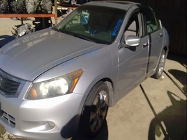 2008 HONDA ACCORD, SILVER, EX-L, 305L, AT,  A25053